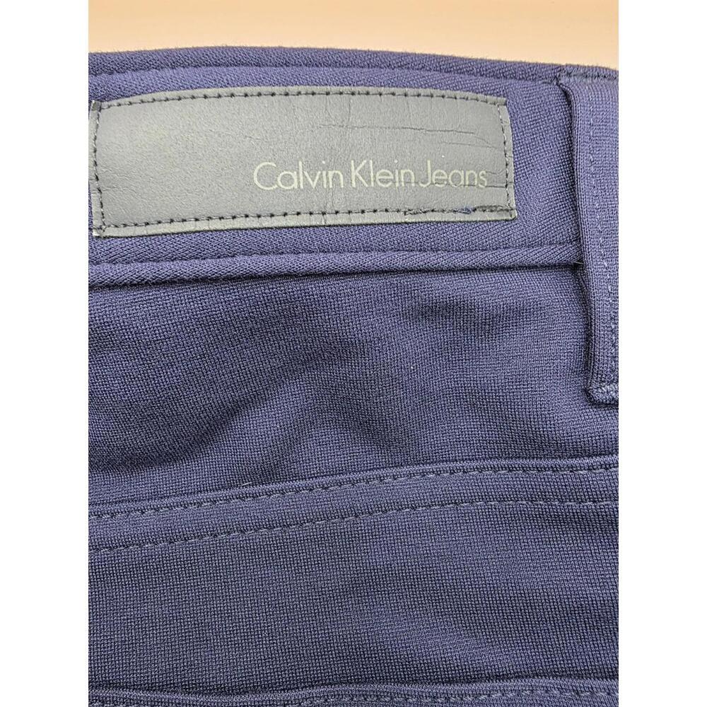 Calvin Klein Jeans Blue Navy Women's Stretch Pants Size 12 - Picture 3 of 9